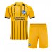 Echipament fotbal Brighton Evan Ferguson #28 Tricou Deplasare 2024-25 pentru copii maneca scurta (+ Pantaloni scurti)